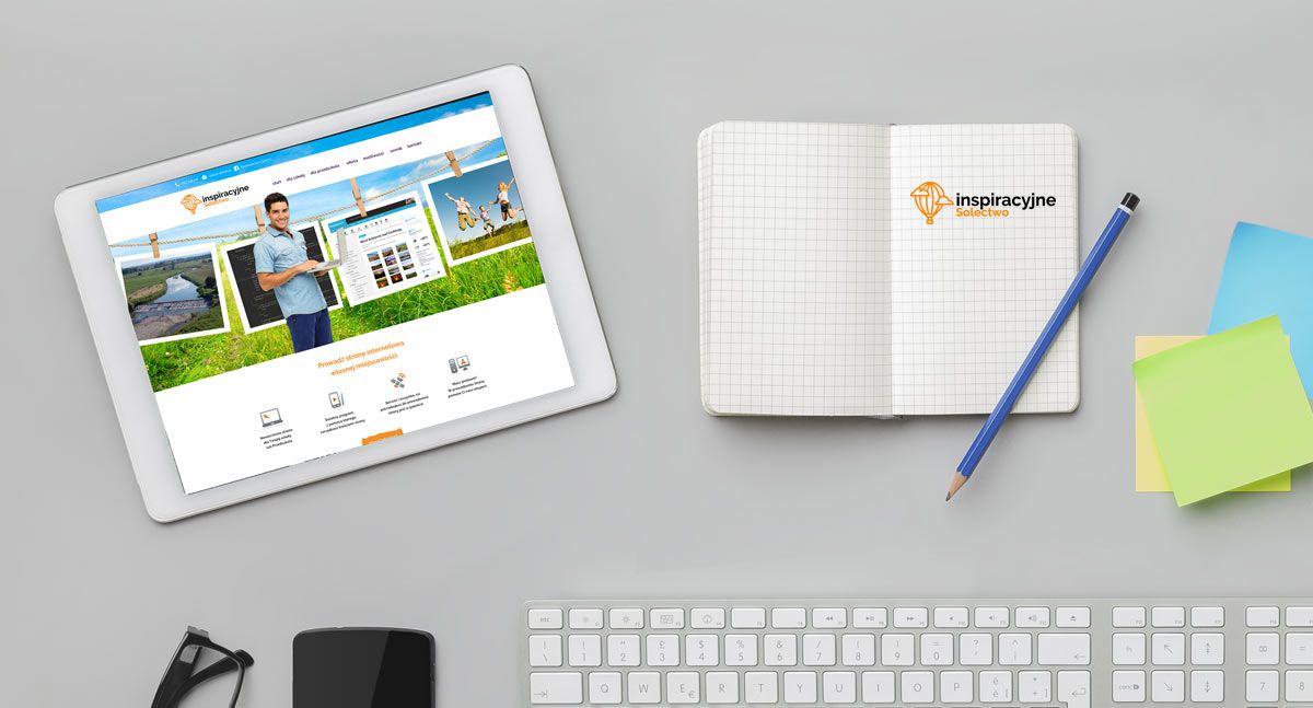 Inspiracyjne Sołectwo – widok zrealizowanej strony internetowej 2