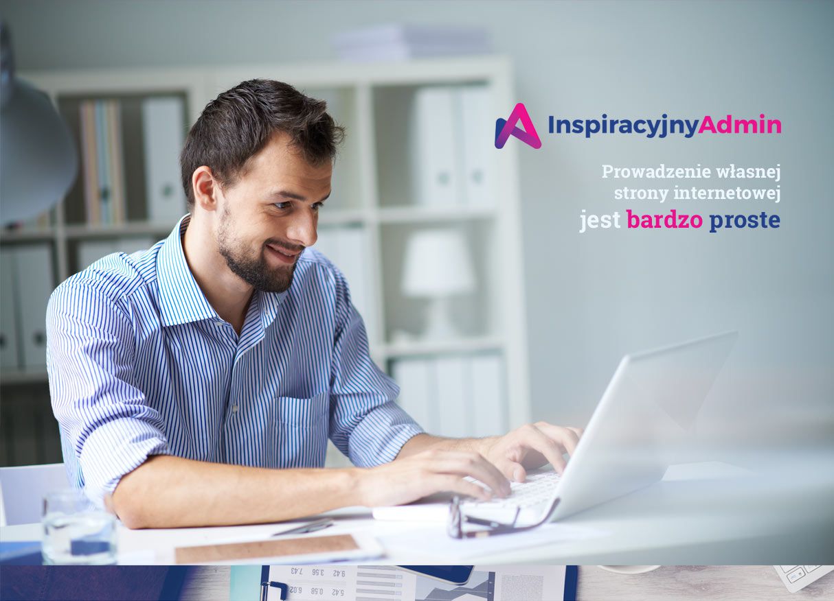Inspiracyjny Admin – widok zrealizowanej strony internetowej 2