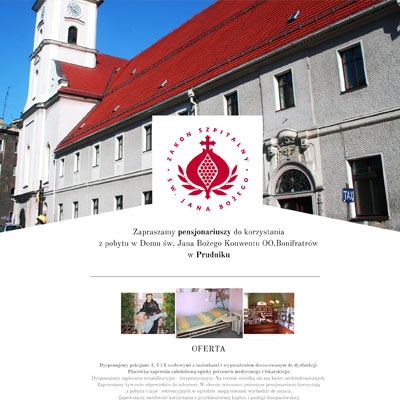 Miniatura strony www: Dom św. Jana Bożego Konwentu OO.Bonifratrów w Prudniku.