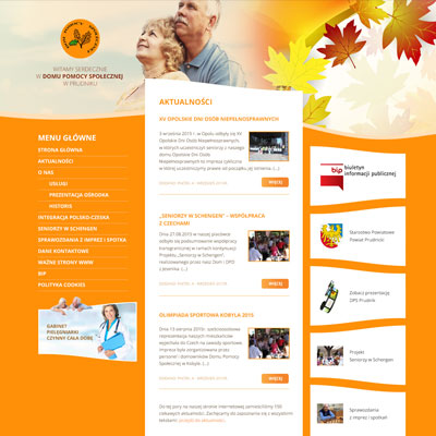 Miniatura strony www: Dom Pomocy Społecznej w Prudniku