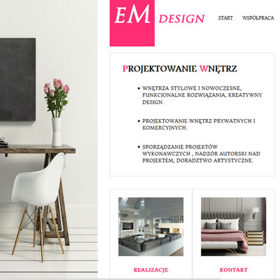 Miniatura strony www: EM Design