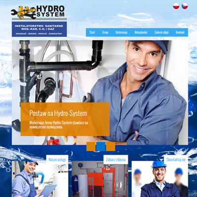 Miniatura strony www: Hydro-System Prudnik