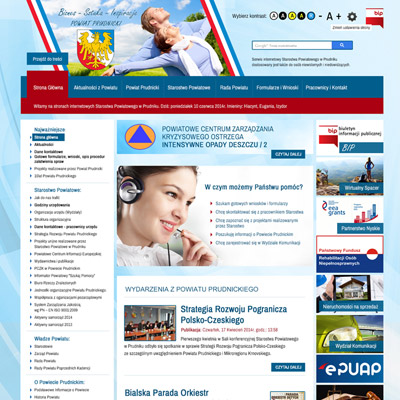 Miniatura strony www: Starostwo Powiatowe w Prudniku