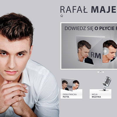 Miniatura strony www: Rafał Majewski - official